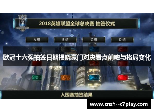 欧冠十六强抽签日期揭晓豪门对决看点前瞻与格局变化 欧冠十六强抽签日期揭晓豪门对决看点前瞻与格局变化